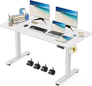 Electric Standing Desk 63x24 Adjustable Height Sit Stand Up Desk