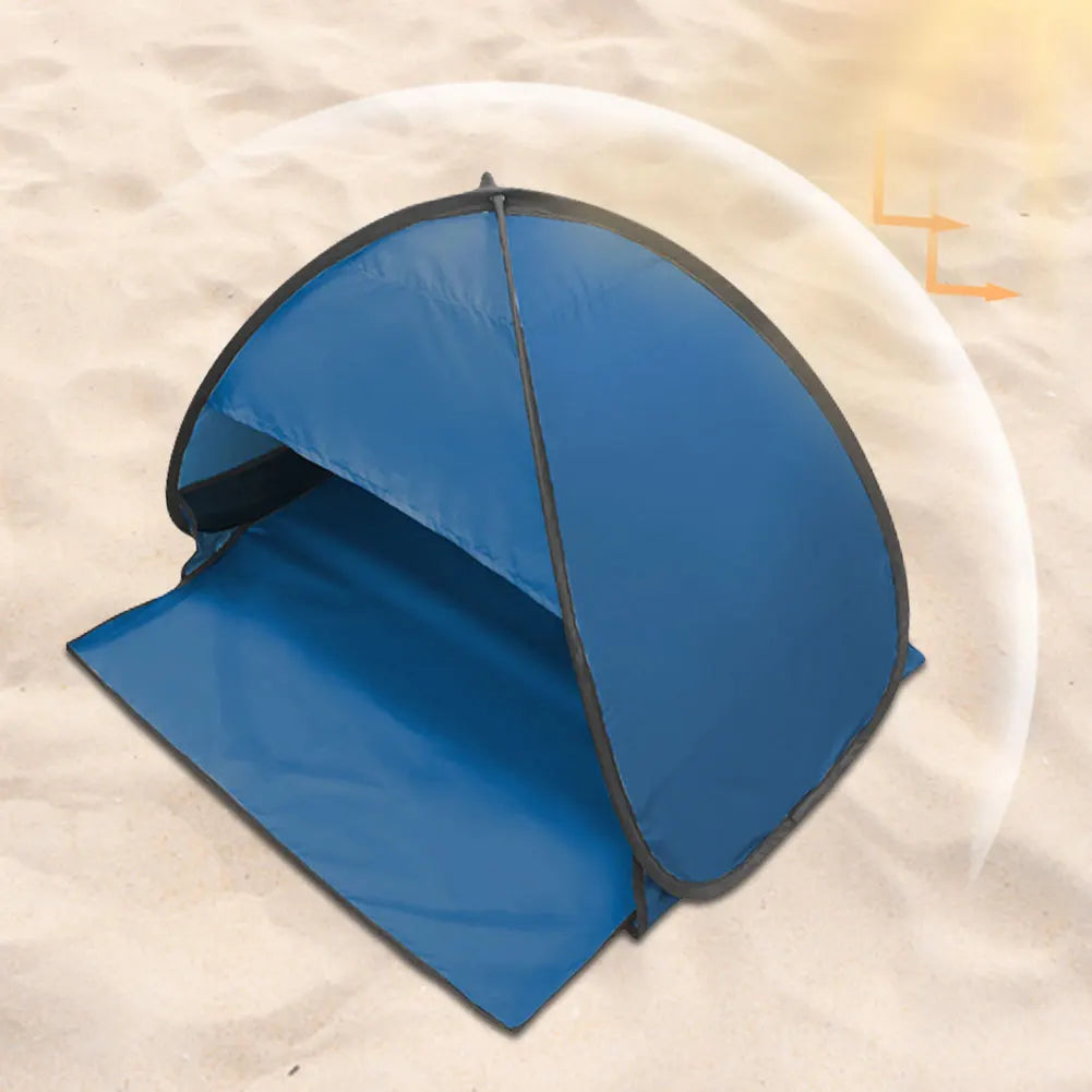Beach Headrest Sunshade Tent Portable Automatic Camping Shelter for Kids Adults