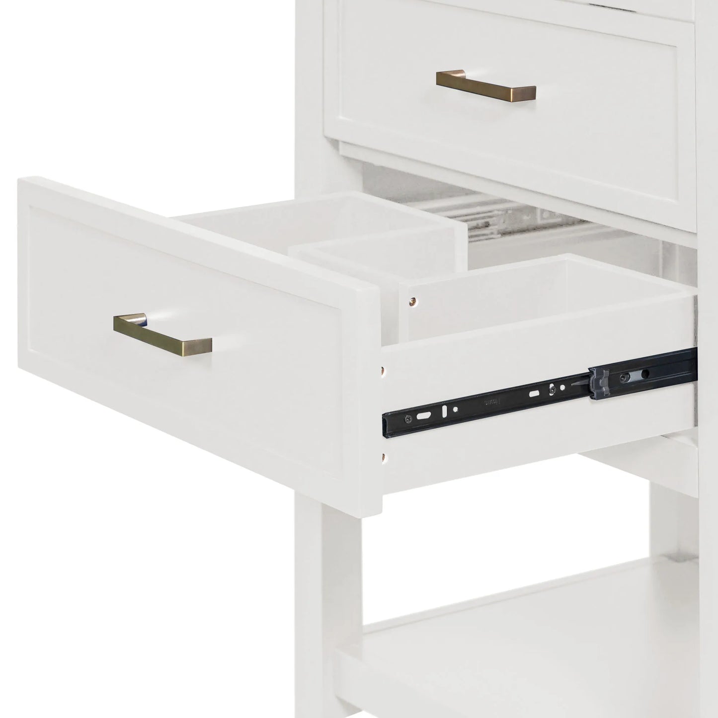 24 Inch Bathroom Vanity Modern Storage Cabinet with Sink and Drawers