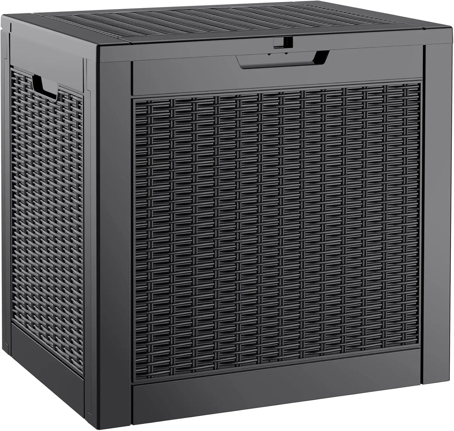 Ljustra 72 Gallon Waterproof Deck Box Outdoor Storage Garden Tools Pool Accessories