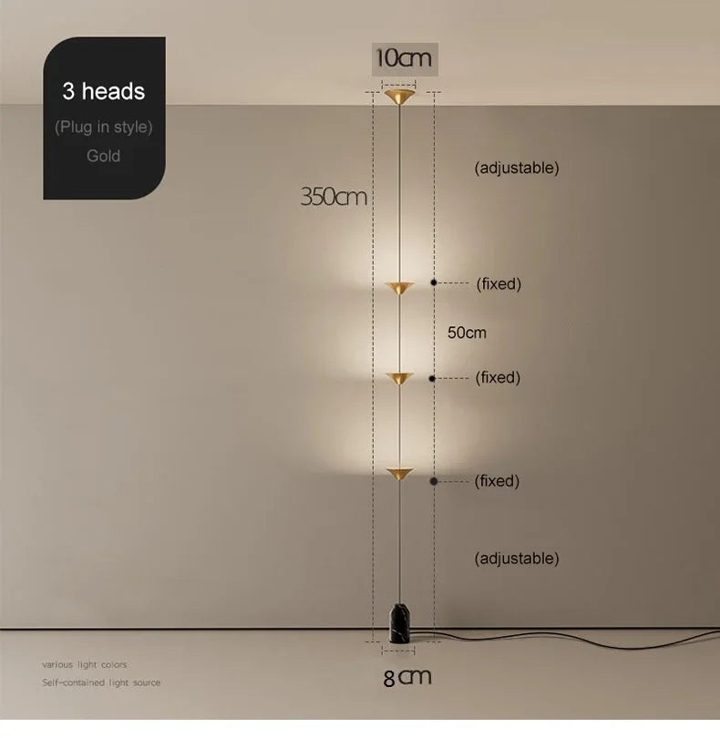 Minimalist Designer Floor Lamp Creative Bedroom Living Room Lighting