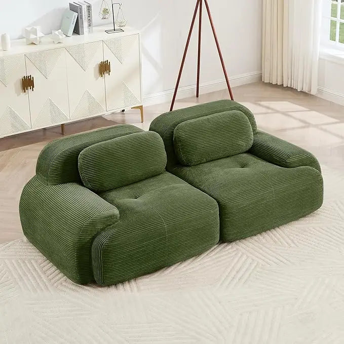 Ljustra Cloud Sectional Couch Modular Sofa Comfy Loveseat for Small Space