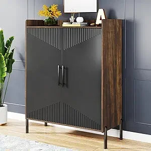 Large Shoe Cabinet 6-Tier Entryway Storage Organizer Modern Furniture