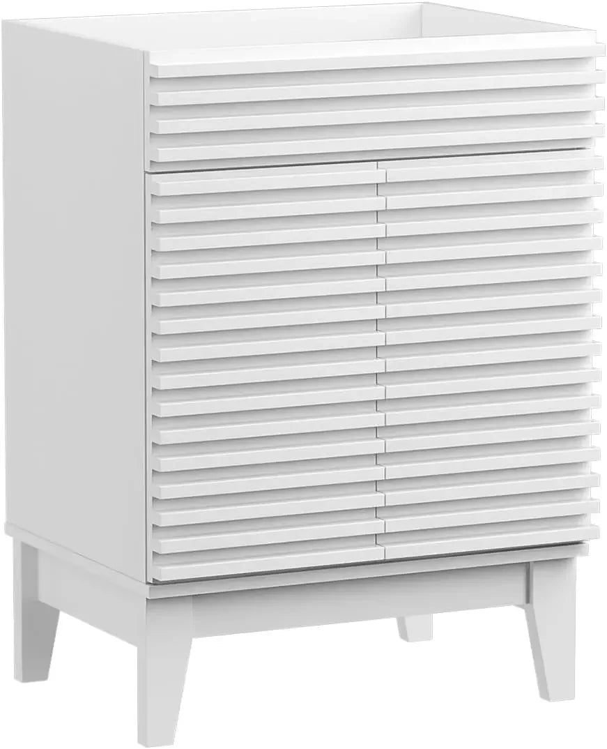 Bathroom Vanity Sink Mid-Century Freestanding Storage Cabinet