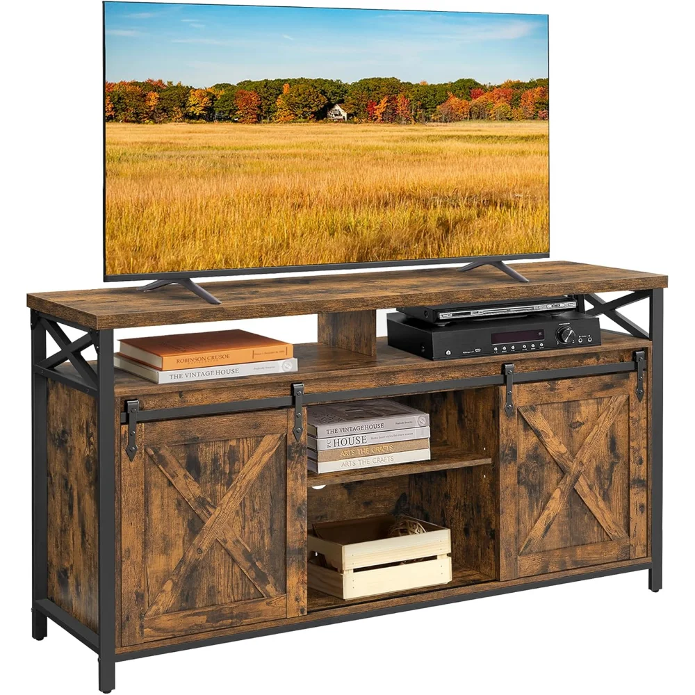 TV Stand for 65 Inch TV Entertainment Center with Adjustable Shelves