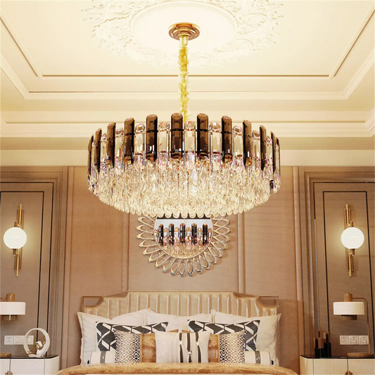 Luxury Crystal Chandelier Pendant Ceiling Light for Home Hotel Decor