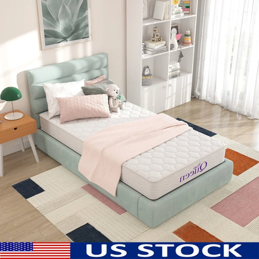 Ljustra Twin 8 Inch Medium Firm Innerspring Mattress in a Box