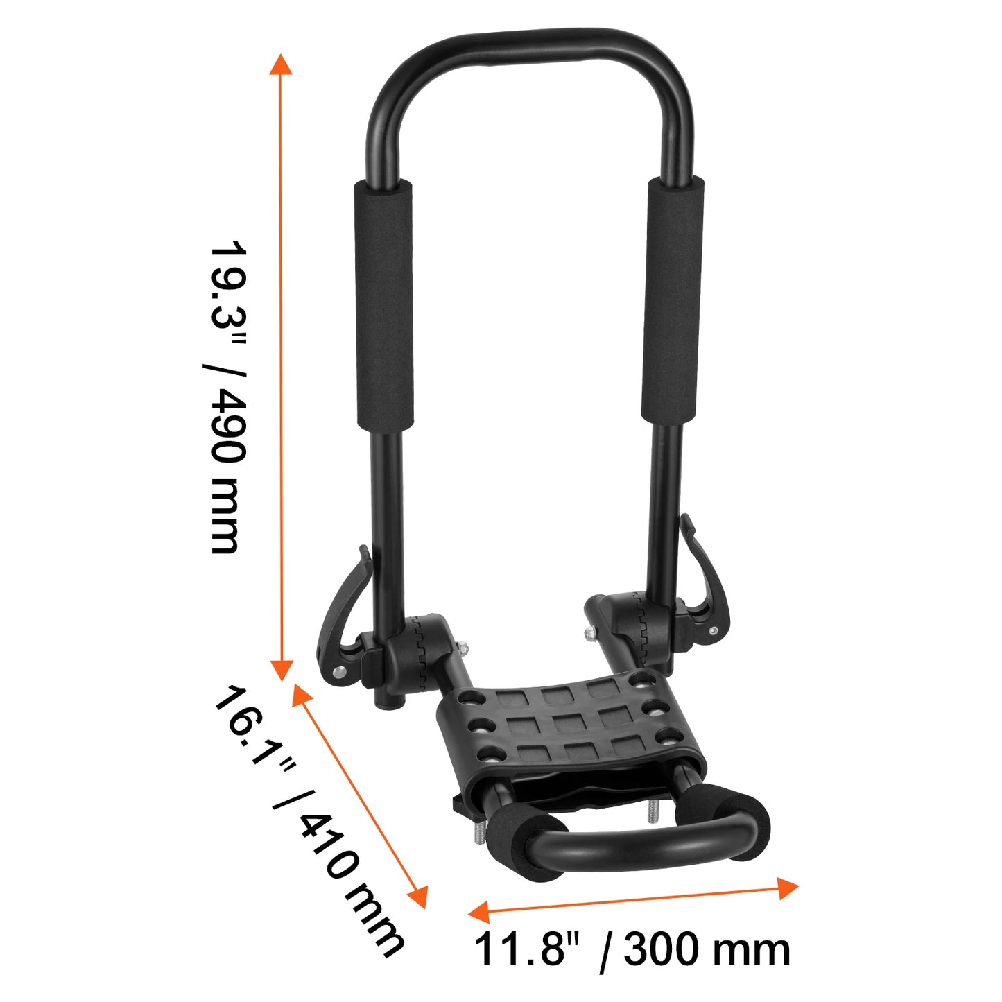 Ljustra J-Bar Kayak Roof Rack 2 Pairs Folding Carrier for Kayaks Canoes