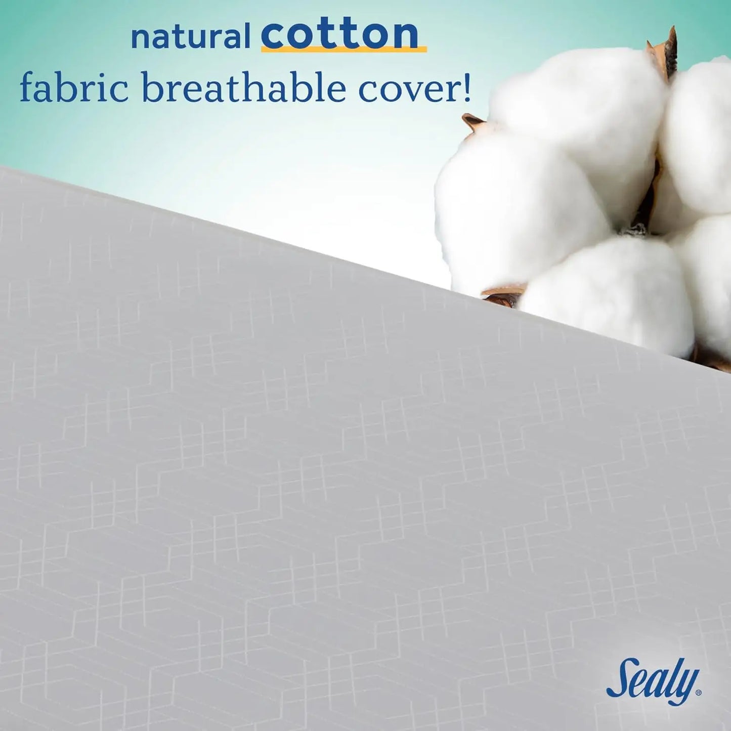 Ljustra Posturepedic Grace Hybrid Waterproof Crib Mattress Toddler Bed