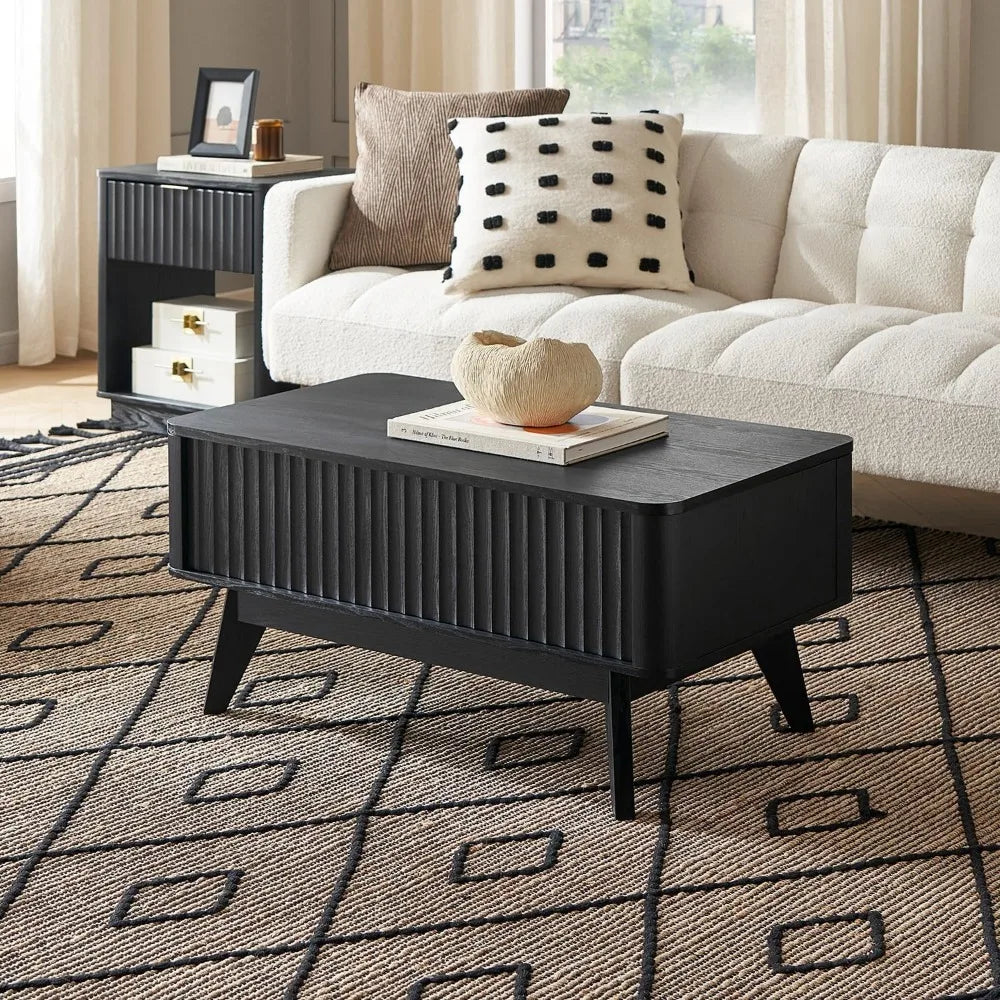 Brooklyn Lift Top Coffee Table Modern Farmhouse Mid Century Design