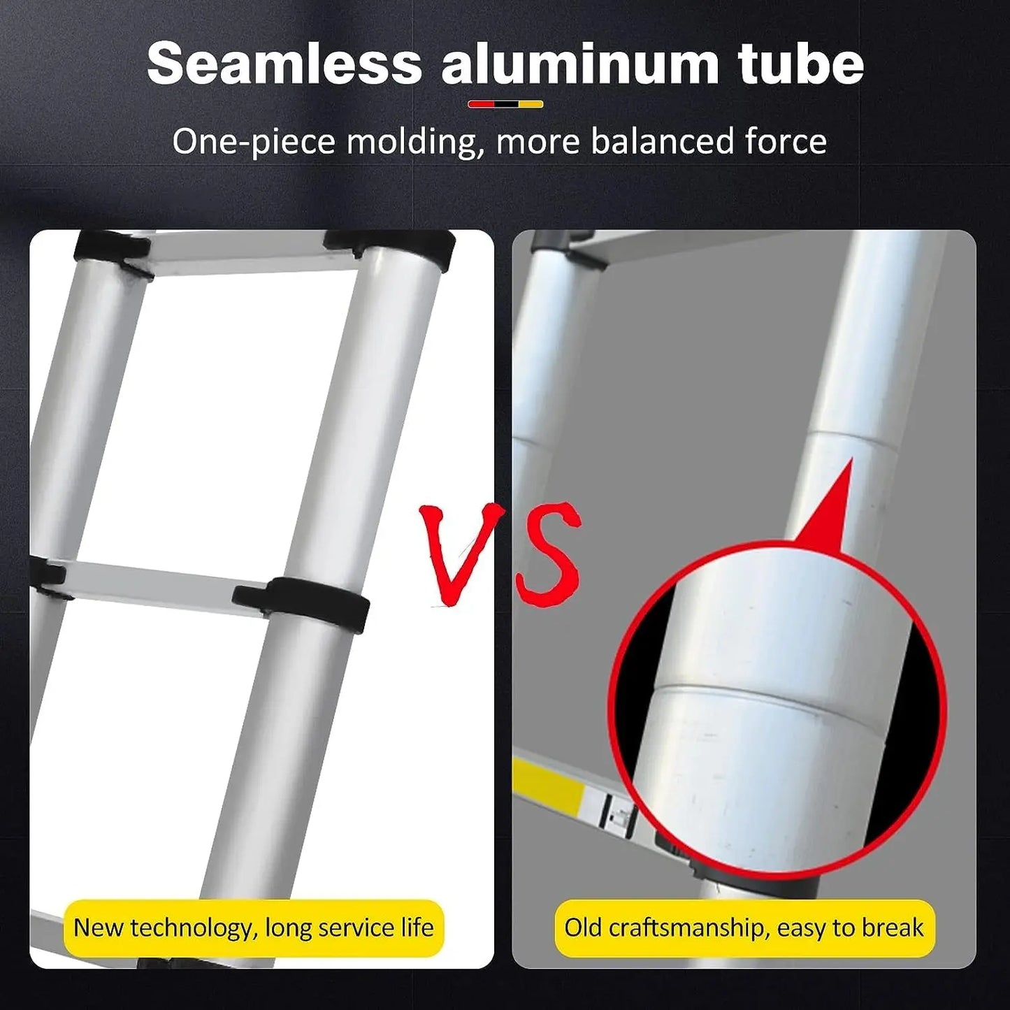 Ljustra Multi-Purpose Telescopic Ladder 3.2-6.2M Heavy Duty Portable