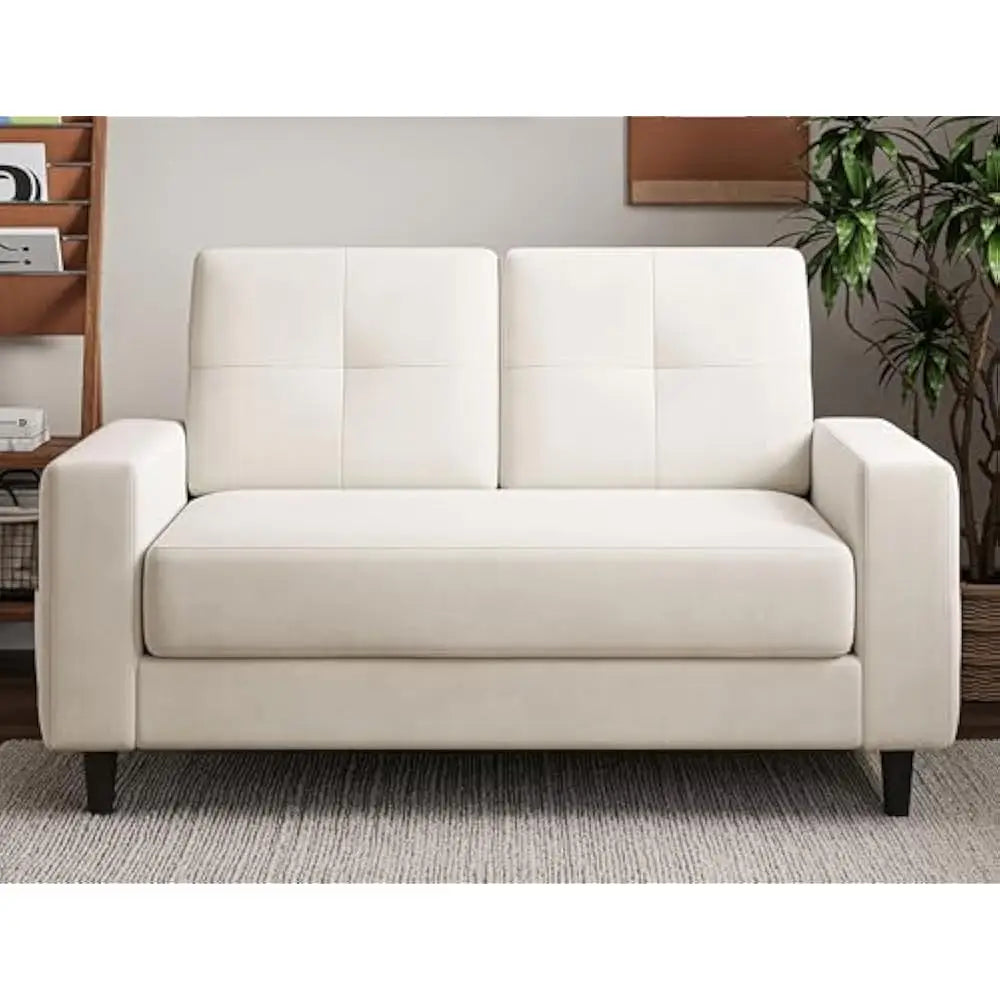 Ljustra Loveseat Sofa Small Spaces 53 Inch Compact Couch
