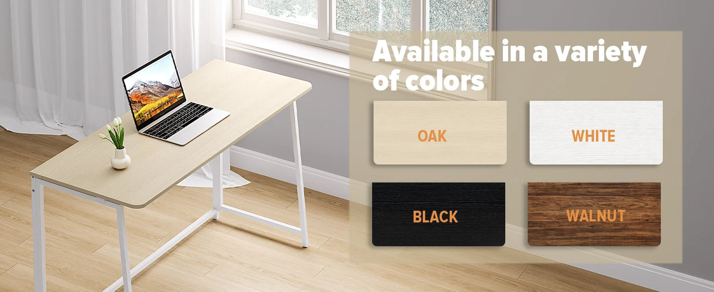 Folding Desk 47.2 Inch Space Saving Computer Table Office Workstation