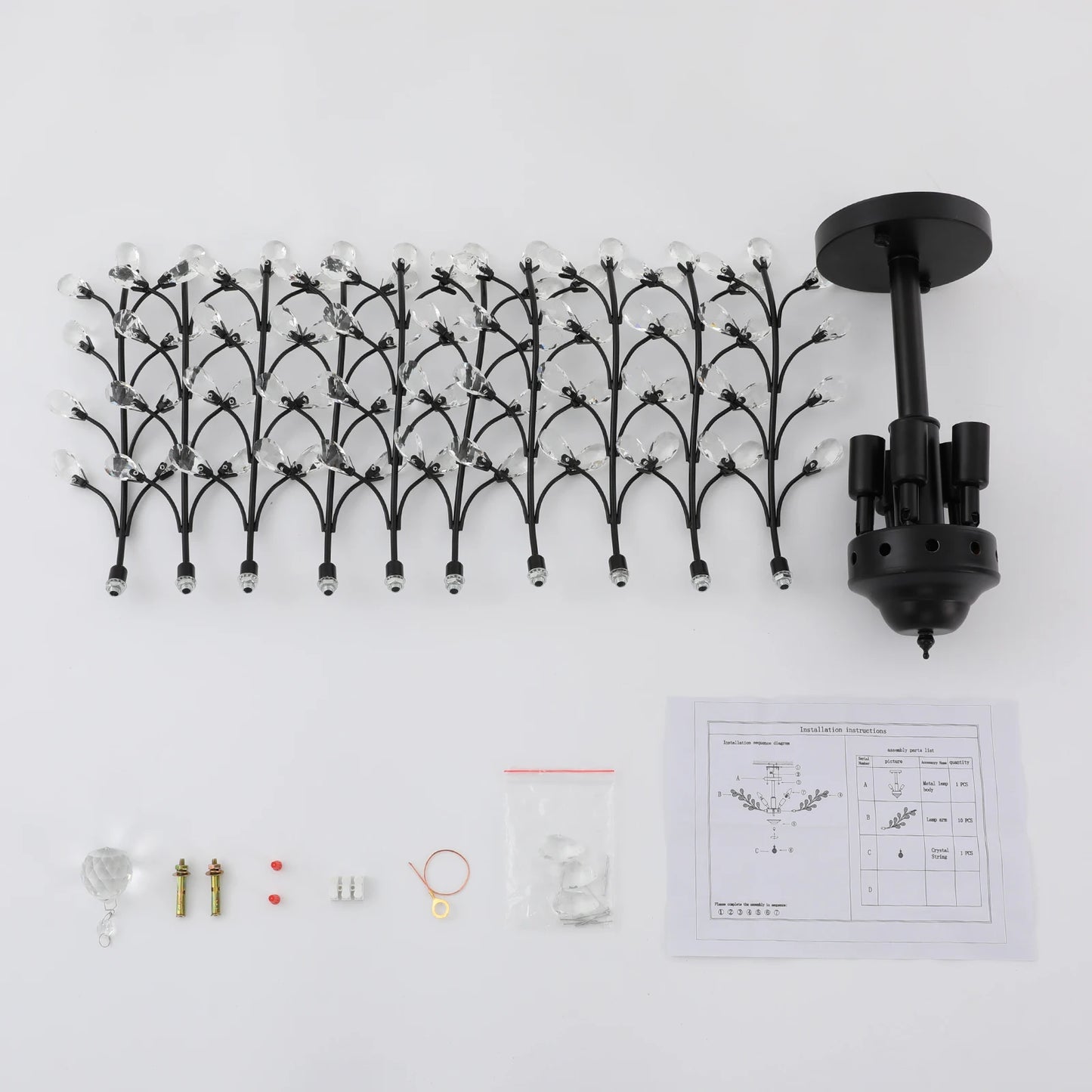 Vintage Crystal Chandelier Pendant Light for Living Rooms Entrances