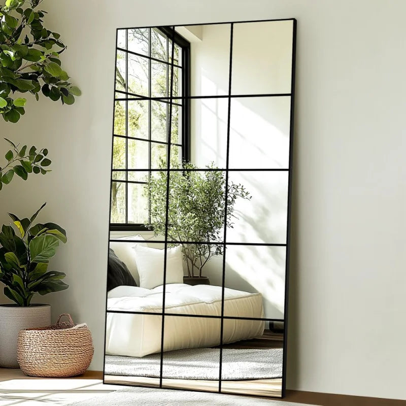 Large Full Length Floor Mirror Decorative Wall Art for Bedroom Living Room