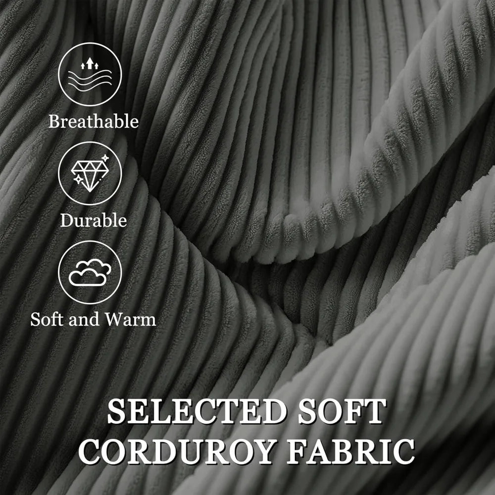 Recliner Chair for Small Spaces Upholstered Manual Recliner with Pockets