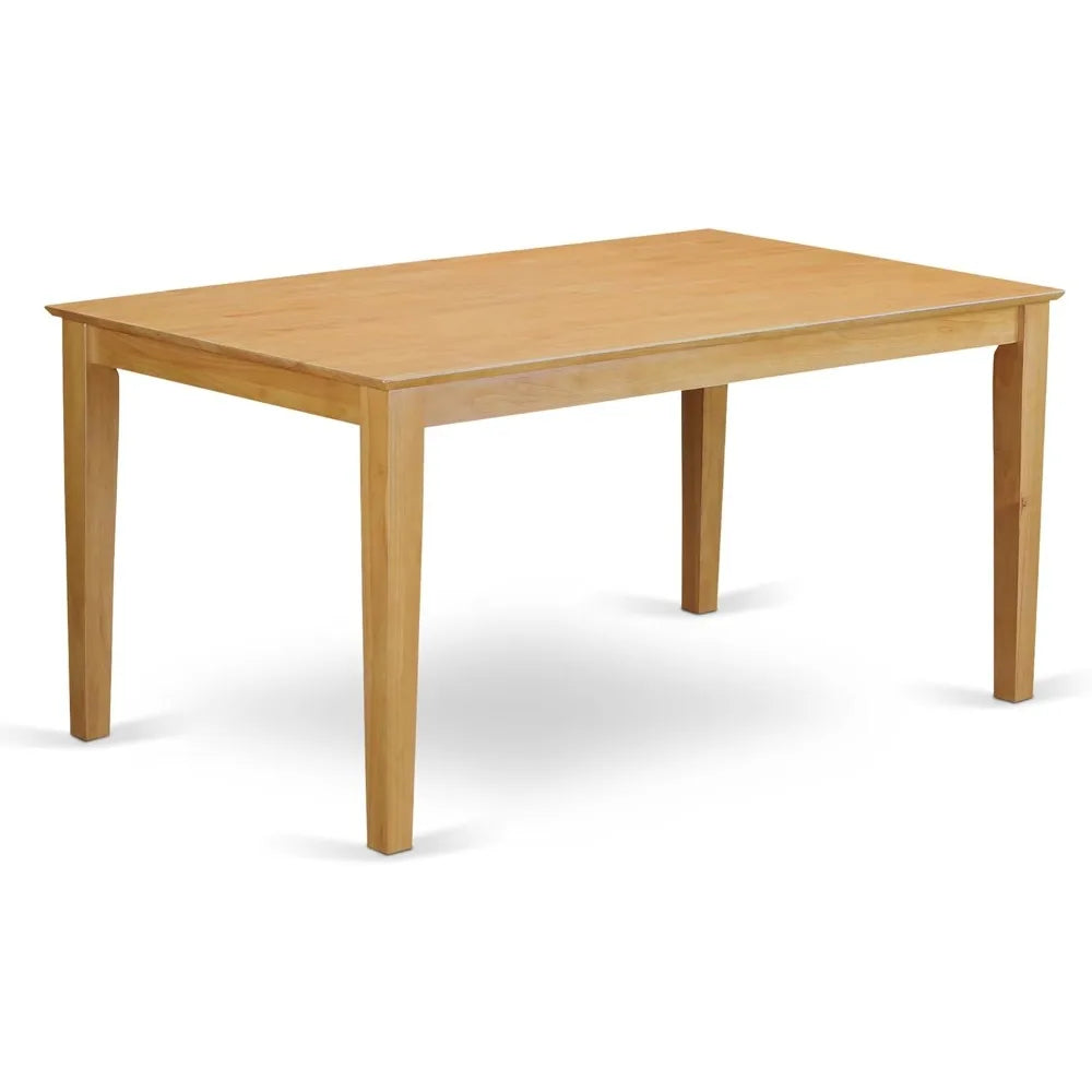 Ljustra 7 Piece Dining Table Set Rectangular Wooden Table 6 Chairs