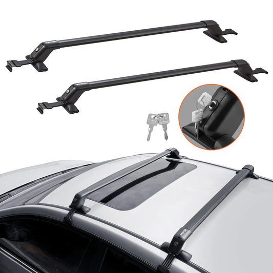 Ljustra 155LBS Roof Rack Crossbar Adjustable Aluminum Carrier