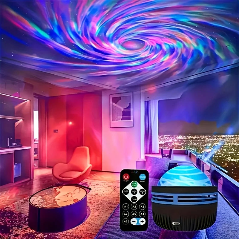 Aurora Borealis Star Projector Night Light with Remote Control LED