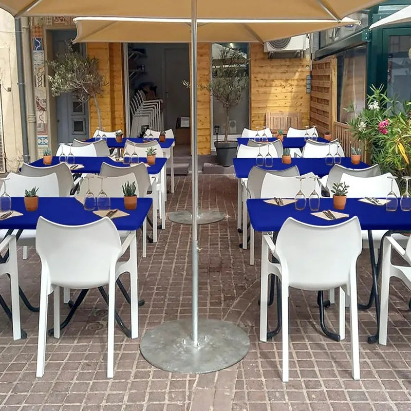 Fitted Tablecloth 8 Foot Rectangle 6 Pack Spandex Stretch Cover