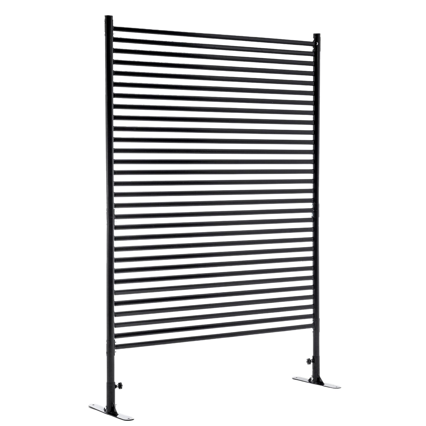Outdoor Privacy Screens Freestanding Metal Fence Panels 71.26x46.65