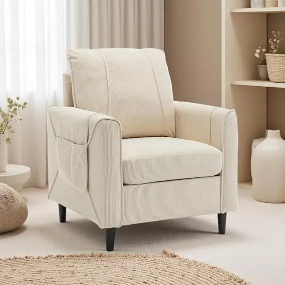 Accent Chair Mid-Century Modern Upholstered Armchair Living Room Chair