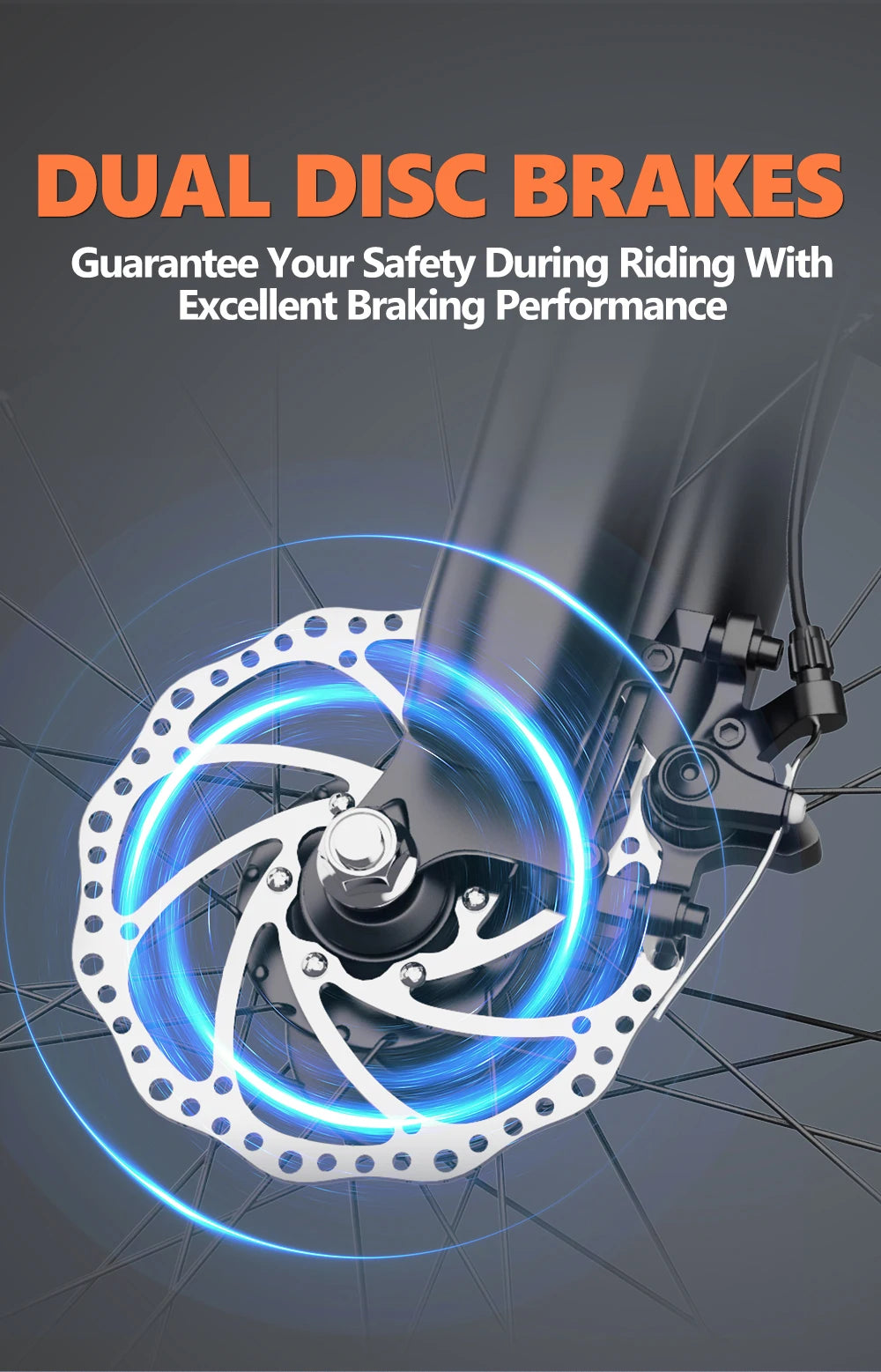 Ljustra LD20 Adult Electric Bike 1500W 32MPH 48V Mountain E-Bike