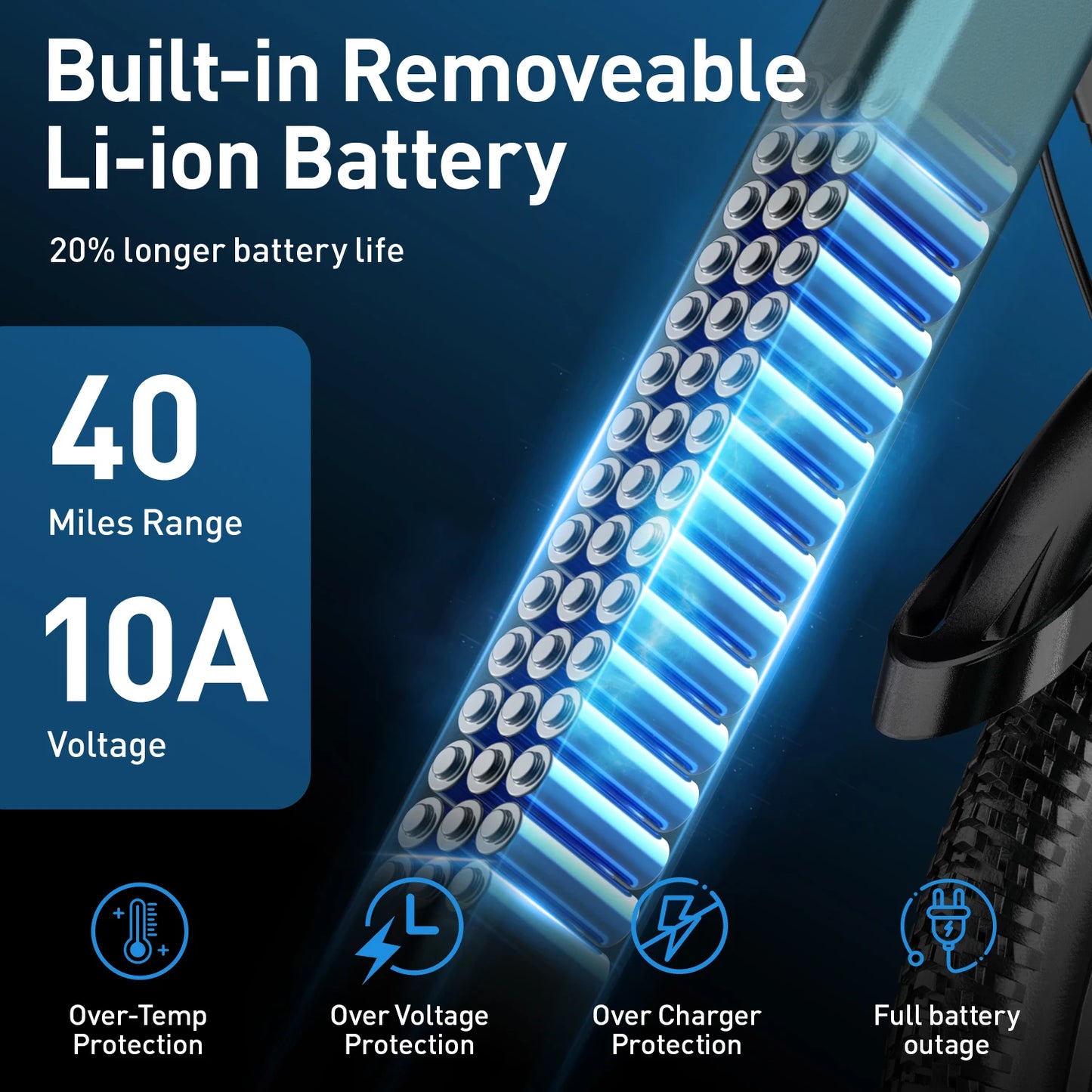 Electric Mountain Bike 500W Motor 36V Battery 26 24 Inch Adults Ebike