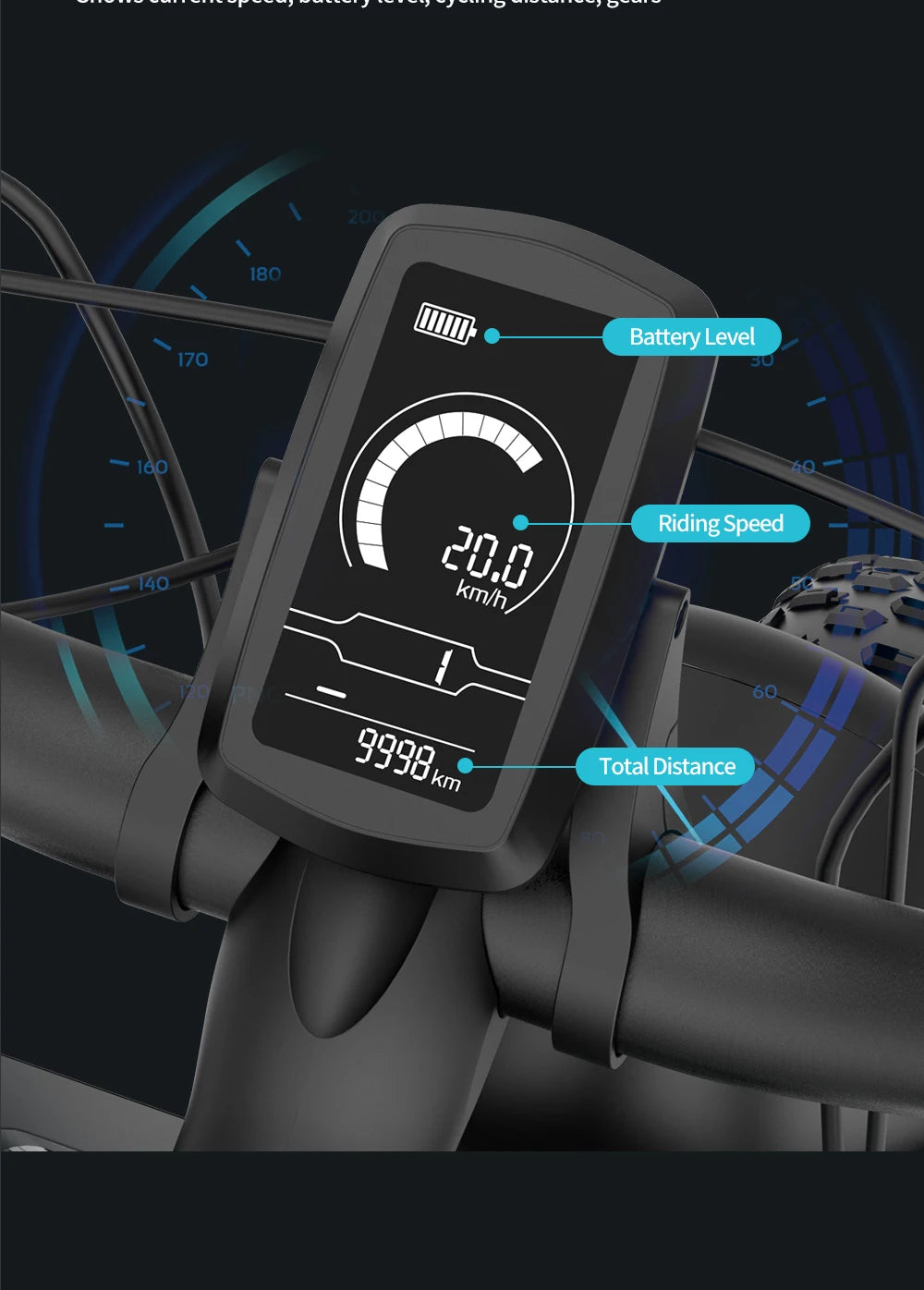 Ljustra Kickwey L20 Foldable Electric Bicycle 1000W 20 Inch Fat Tire E-Bike