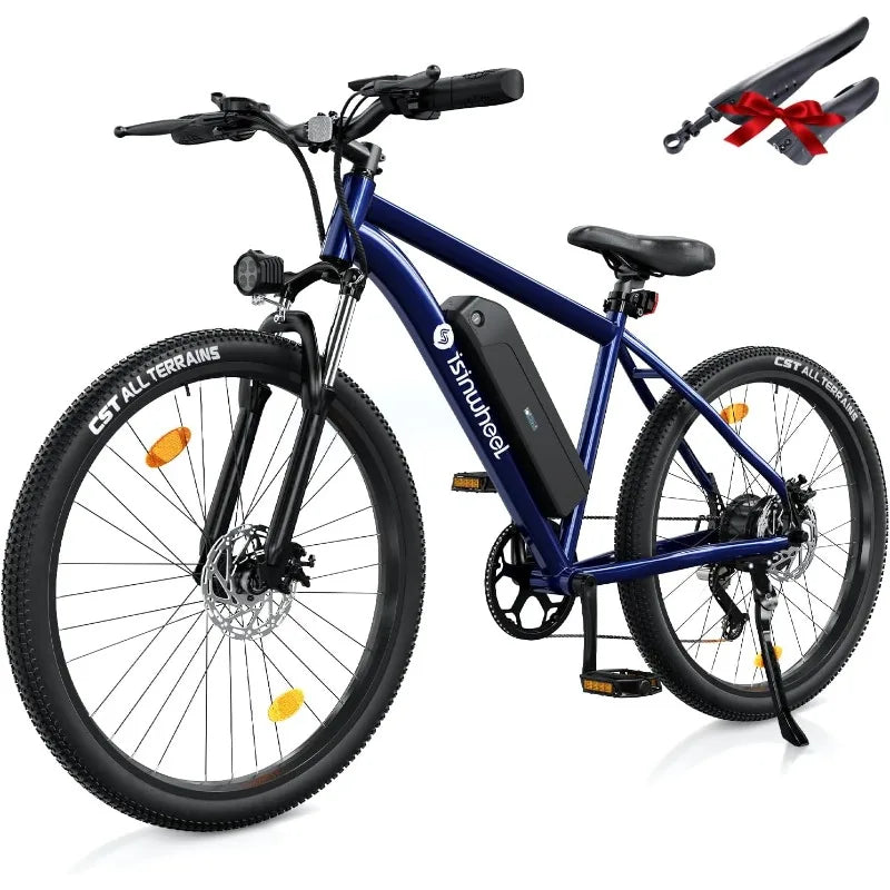 M10 500W Electric Mountain Bike 26" 20MPH Removable Battery Commuter