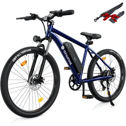 M10 500W Electric Mountain Bike 26" 20MPH Removable Battery Commuter