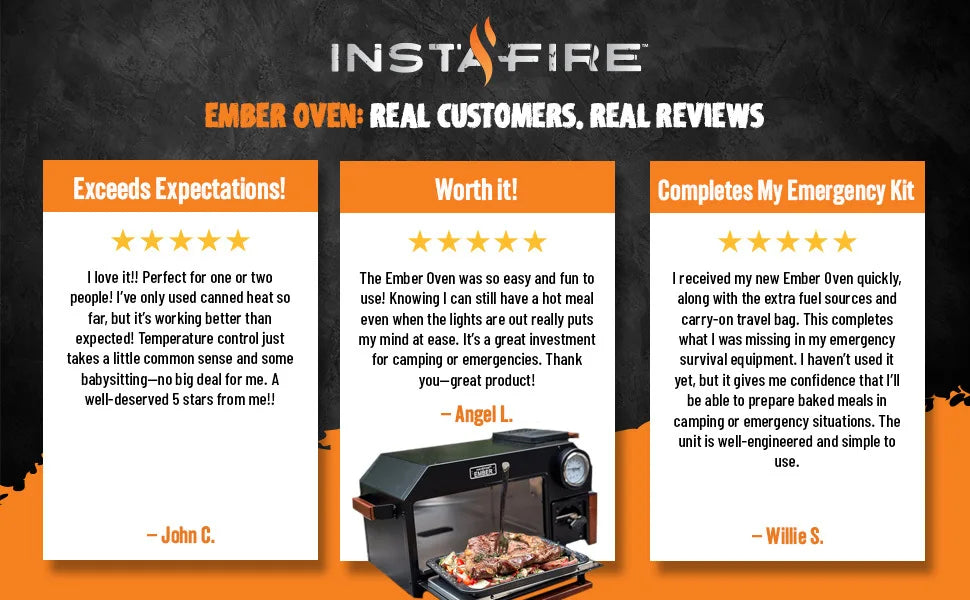 Compact Off-Grid Camping Oven Emergency Cooking Solution