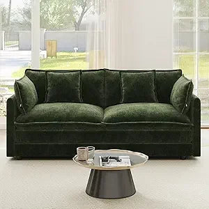 Modular Sectional Sofa Loveseat Chenille Cloud Couch with Pillows