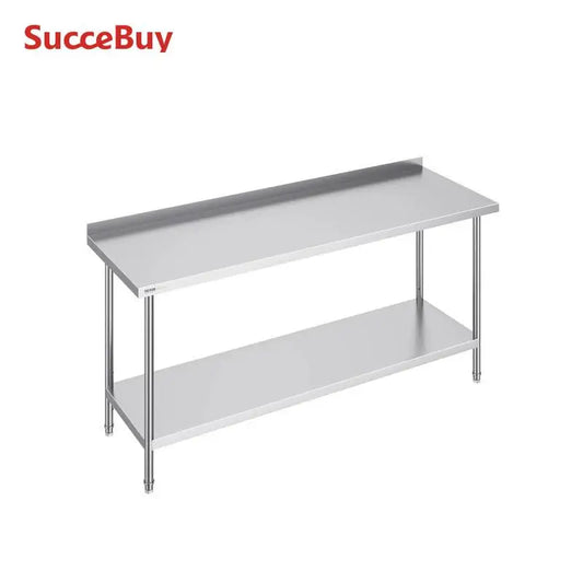 Ljustra Stainless Steel Work Table 24x72 Heavy Duty Food Prep Table