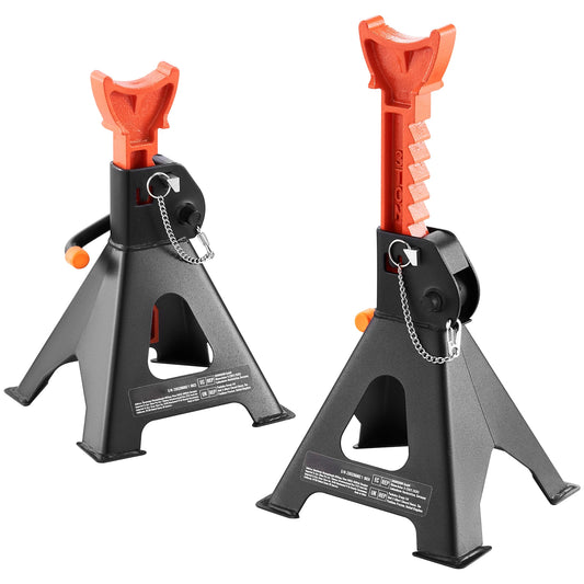 Ljustra 3 Ton Car Jack Stands Adjustable Double Locking SUV Pickup Truck