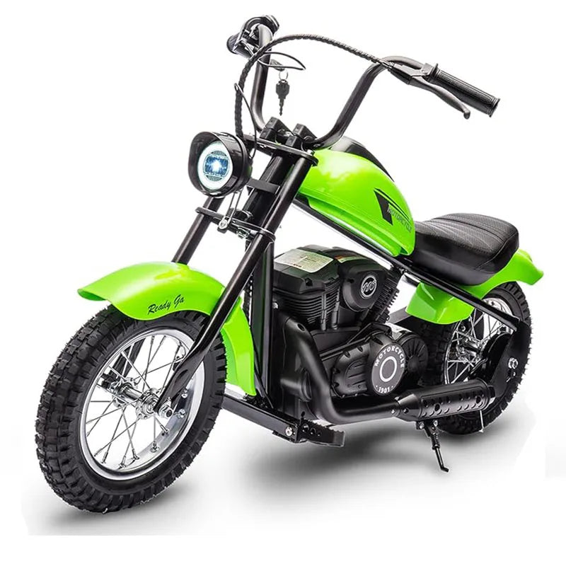 Kids Electric Motorcycle 24V 250W Dirt Bike Two Speed Max 14MPH