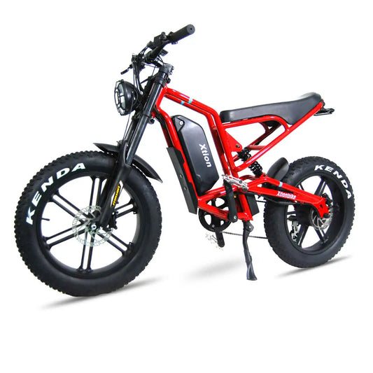 Electric Mountain Bike 750W 48V All-Terrain Fat Tire E-Bike 45 Mile Range