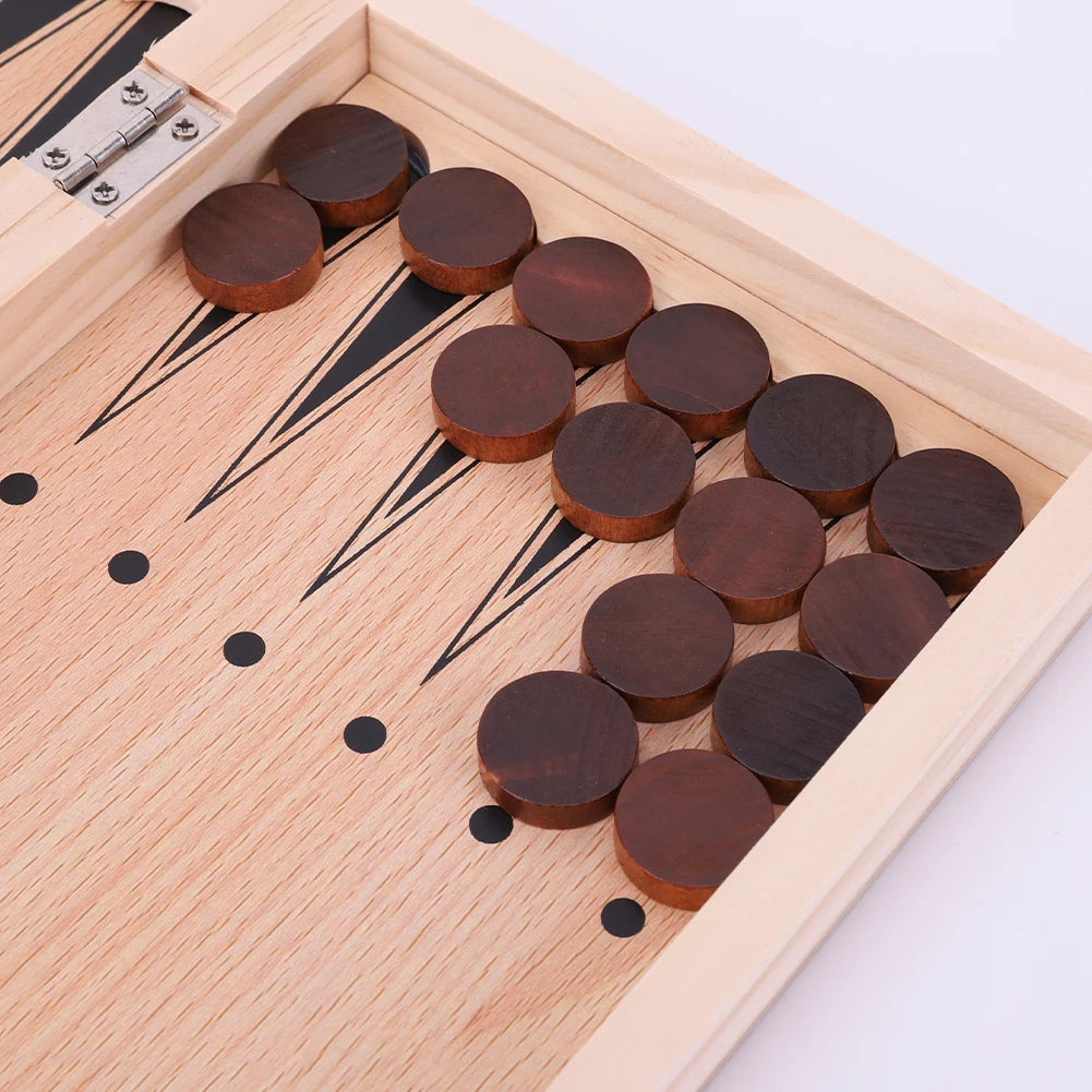 Ljustra 29x29cm Large Chessboard Wooden Set 3 in 1 Best Gifts for All