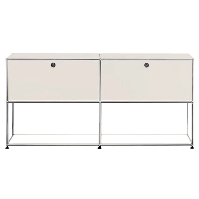 Ljustra Metal Corner TV Stand Storage Cabinet for Living Room Furniture