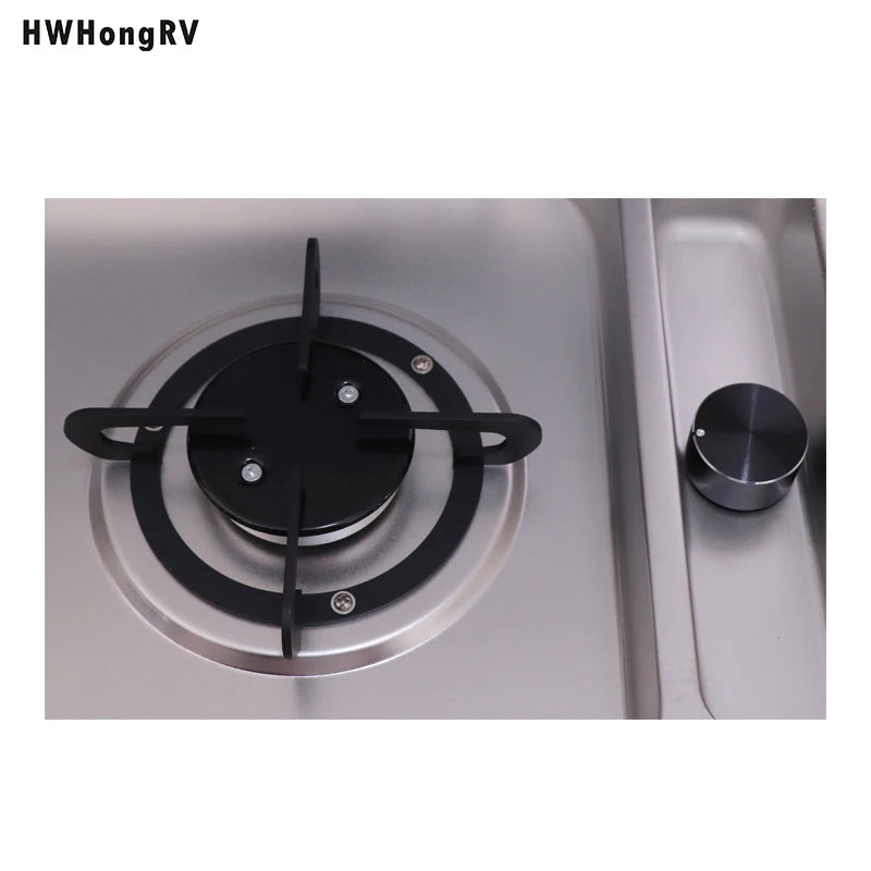 Ljustra Gas Stove Sink for Camper Van RV Boat Caravan Stainless Steel