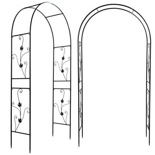 Garden Arch Outdoor Climbing Frame Support Rack Backyard Decoration