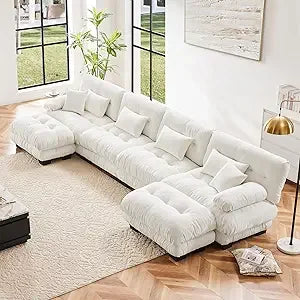 Ljustra Modular Sectional Sofa U Shaped Couch Living Room 4 Seater