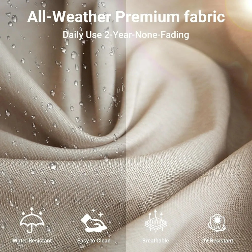 Ljustra 8-Piece Outdoor Wicker Sectional Sofa Set with Cushions and Table