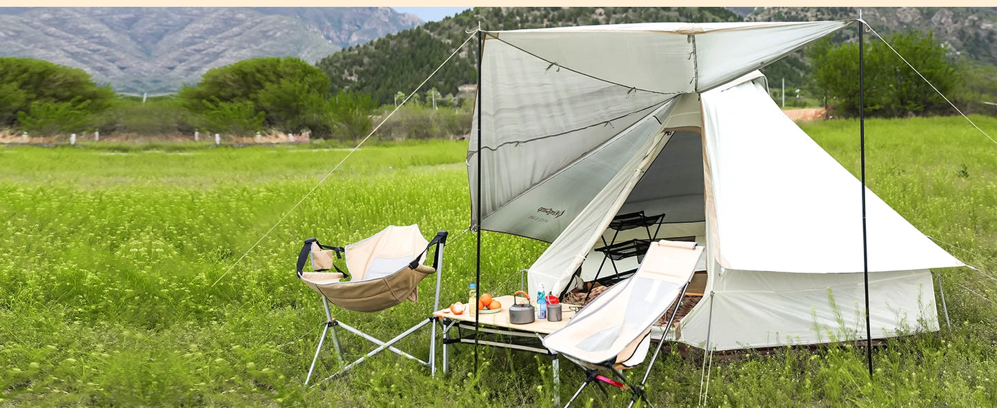 Ljustra Family Cabin Camping Tent for 3-4 People Outdoor Activities