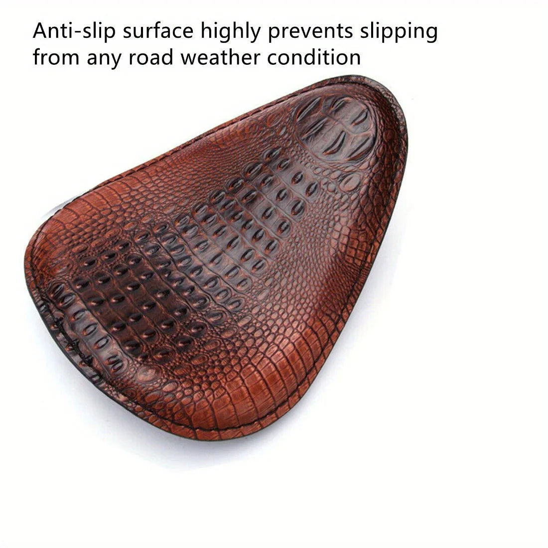 Motorcycle PU Leather Solo Seat with Base for Honda Suzuki Sportster