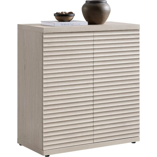 Buffet Cabinet Storage Accent Sideboard Modern Credenza Media Console