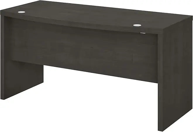 Bush Business Furniture Bow Front Desk Modern Office Computer Table