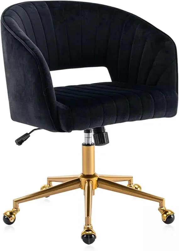 Modern Adjustable Office Desk Chair Swivel Vanity Chair with Wheels