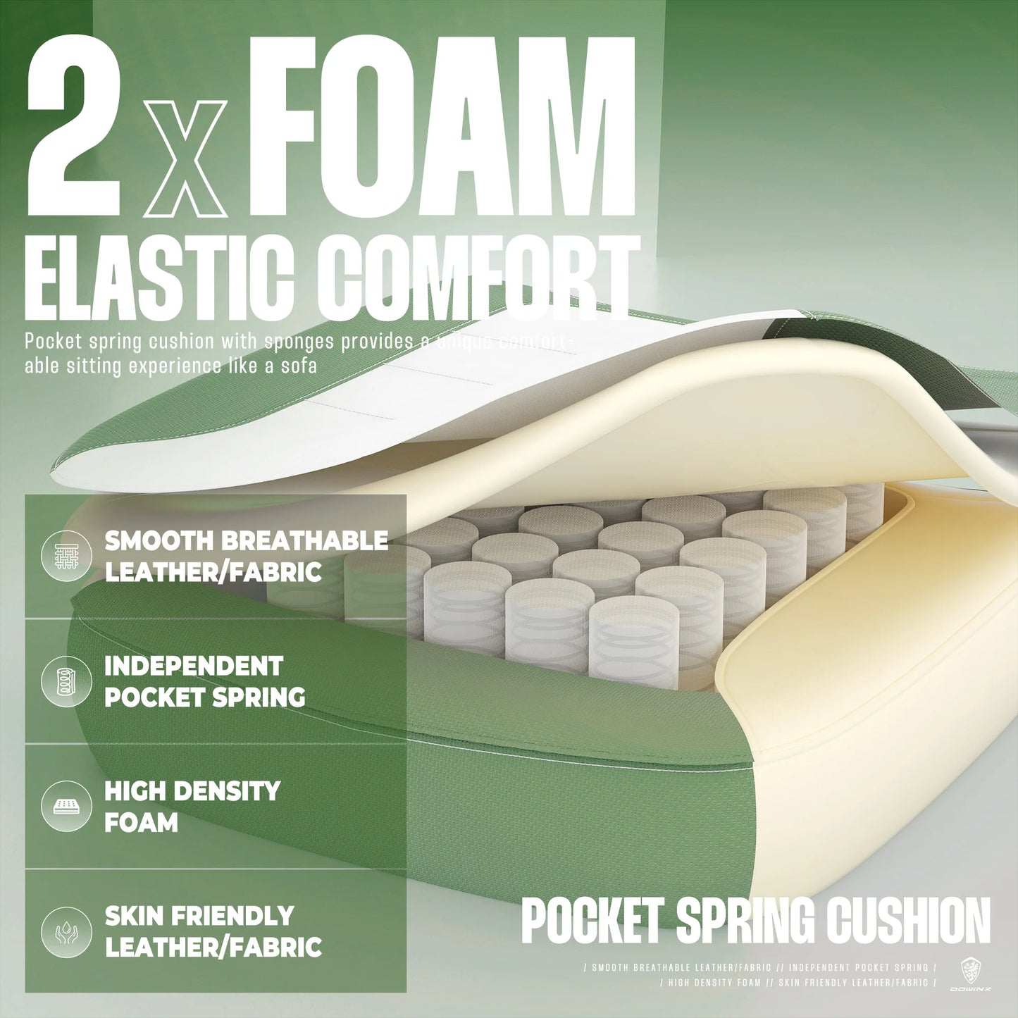 Ljustra Gaming Chair with Footrest Big Tall Adult PC Gamer Chair