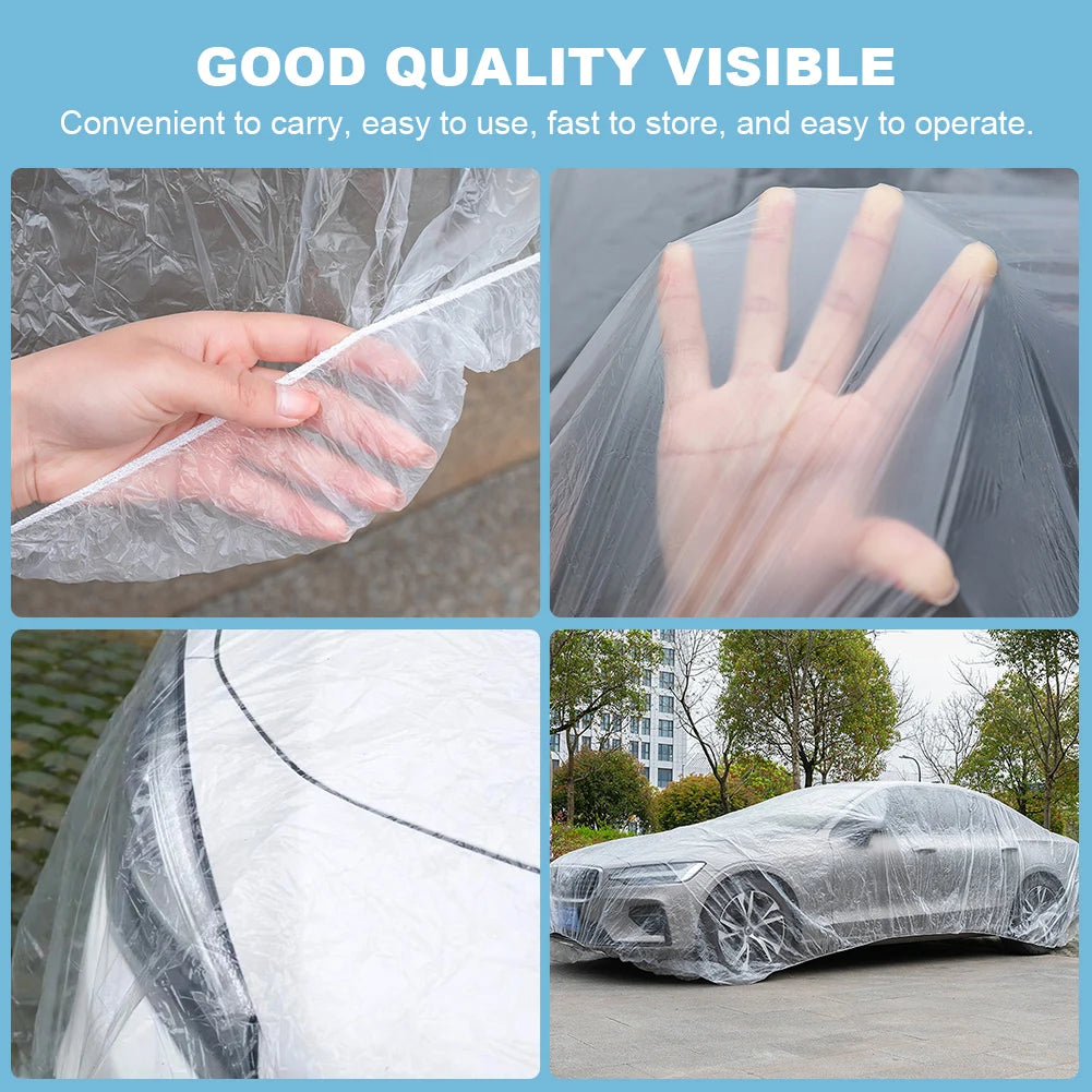 Universal Waterproof Car Cover Dustproof Shield for Sedan SUV Van